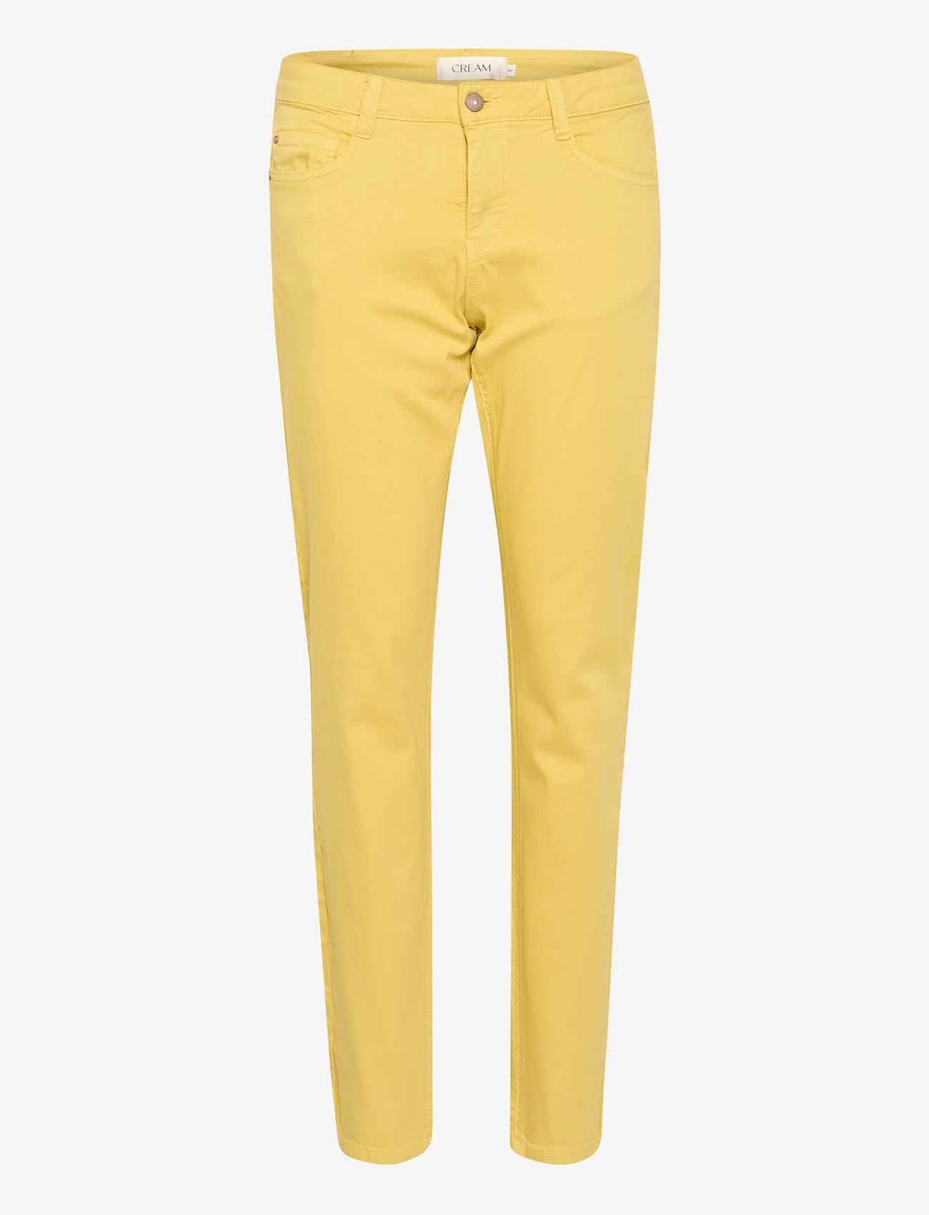 Cream - CRAnn Twill Pant - Coco Fit - straight jeans - misted yellow - 0