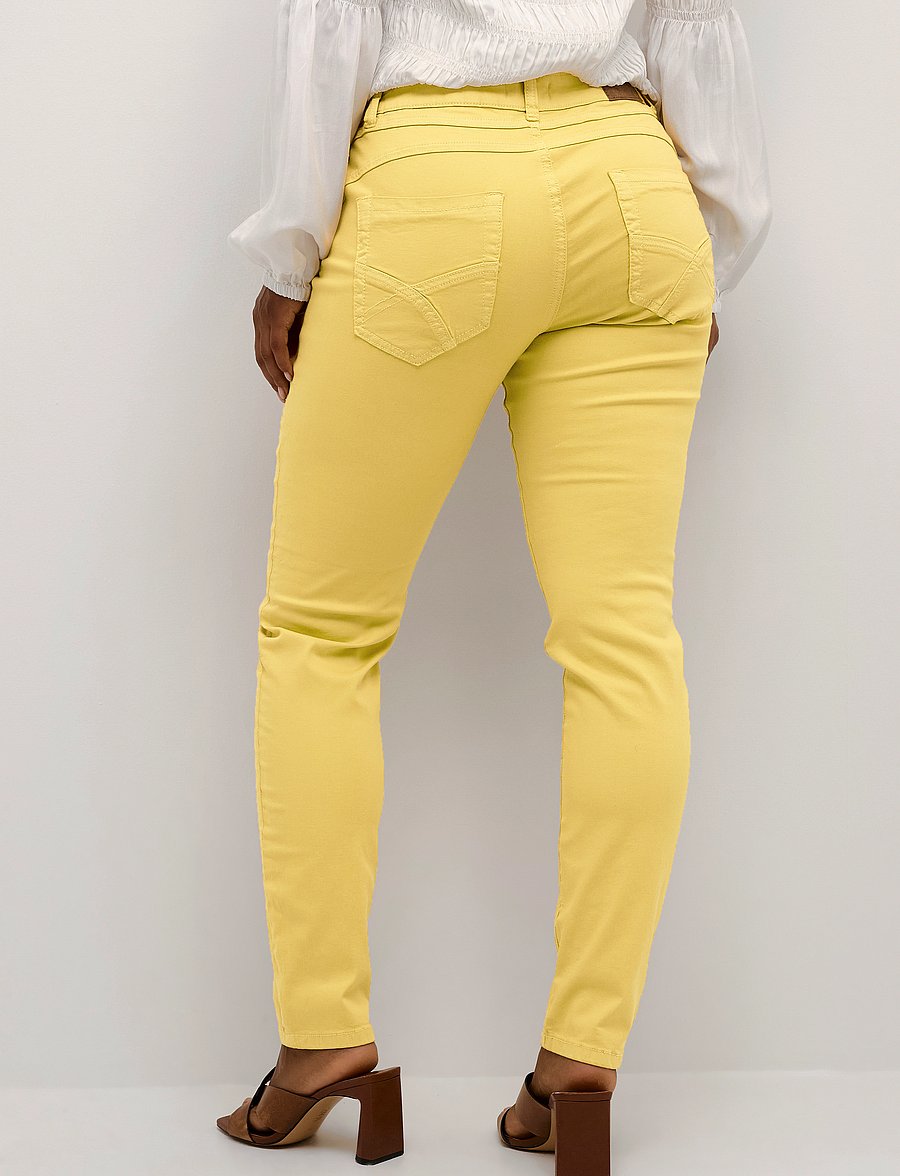 Cream - CRAnn Twill Pant - Coco Fit - raka jeans - misted yellow - 4