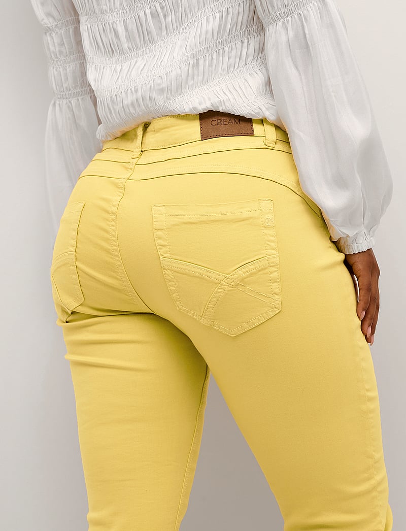 Cream - CRAnn Twill Pant - Coco Fit - straight jeans - misted yellow - 5