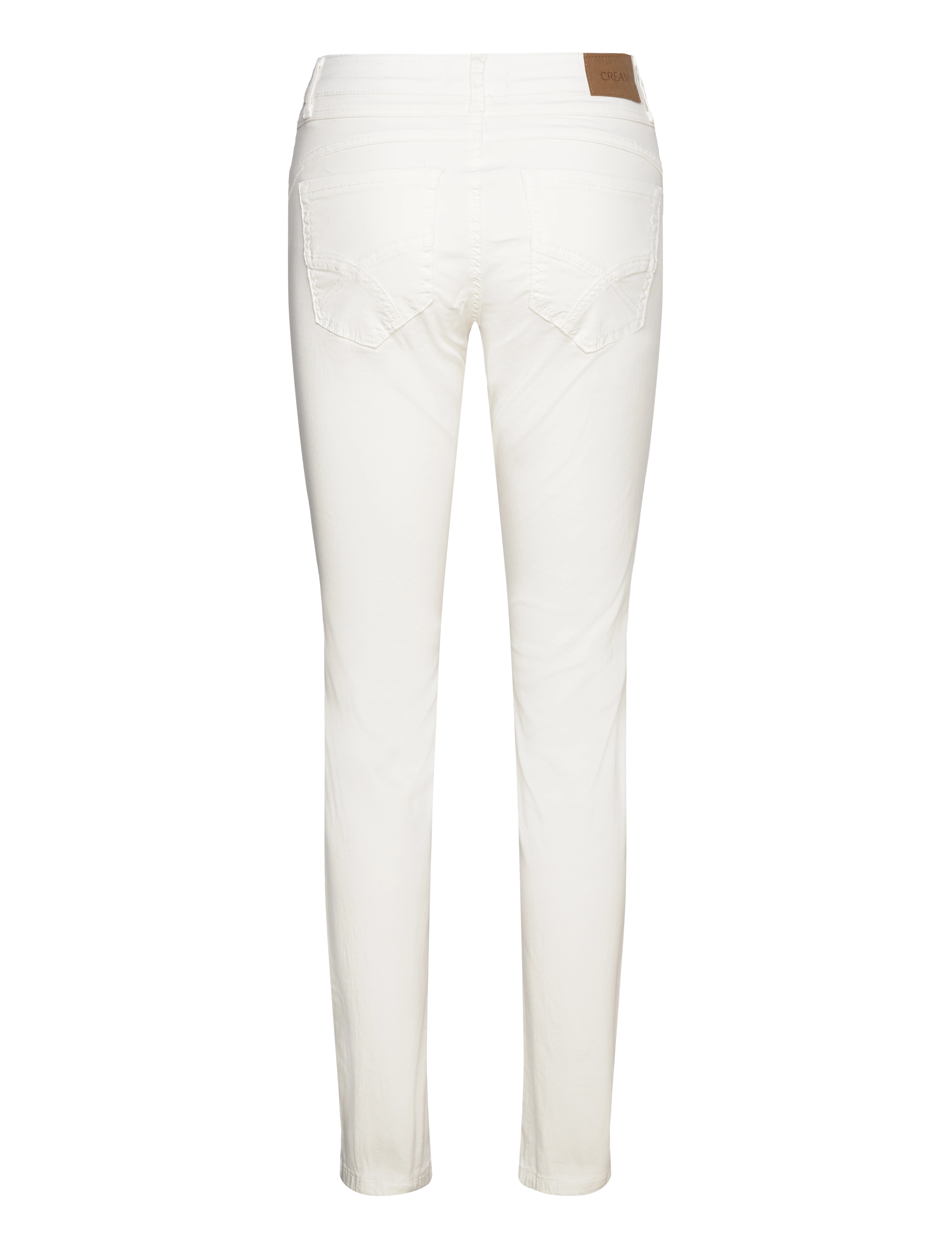 Cream - CRAnn Twill Pant - Coco Fit - straight jeans - snow white - 1