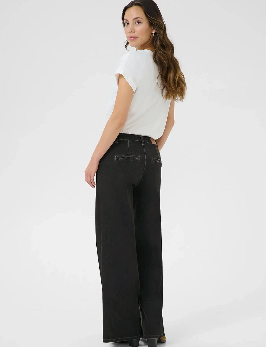 Cream - CRVisti Pant - straight jeans - vancouver dark grey denim - 4