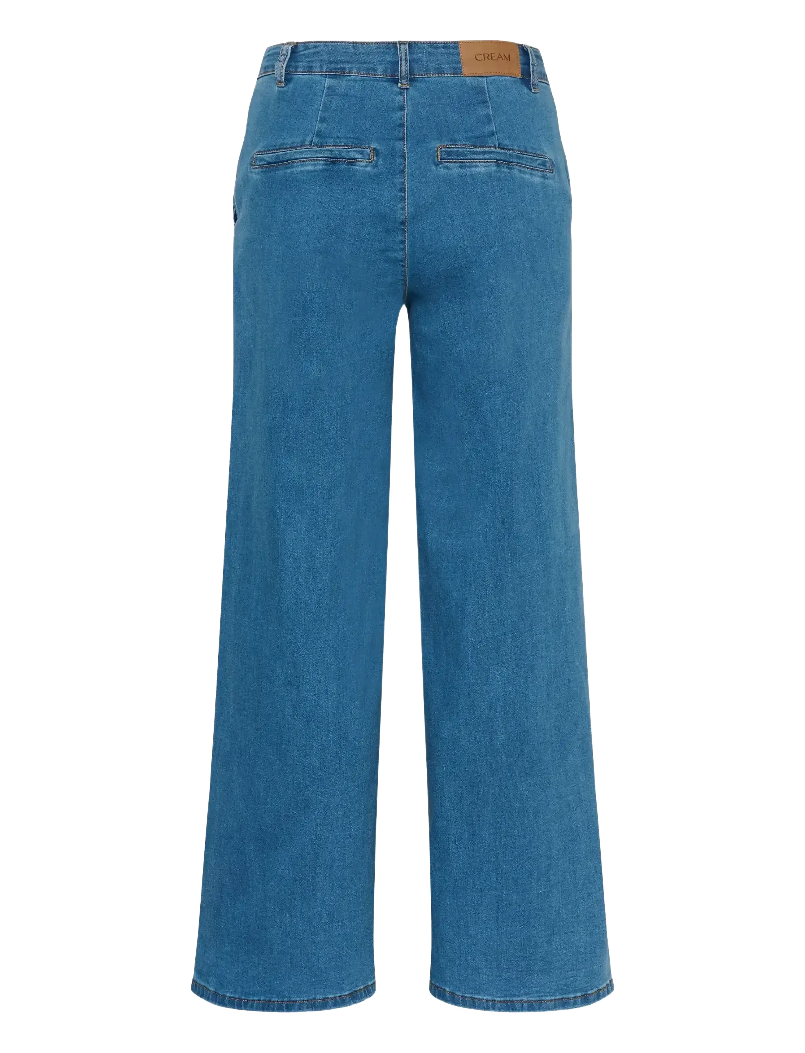 Cream - CRVisti Pant - sirge säärega teksad - indigo blue denim - 2