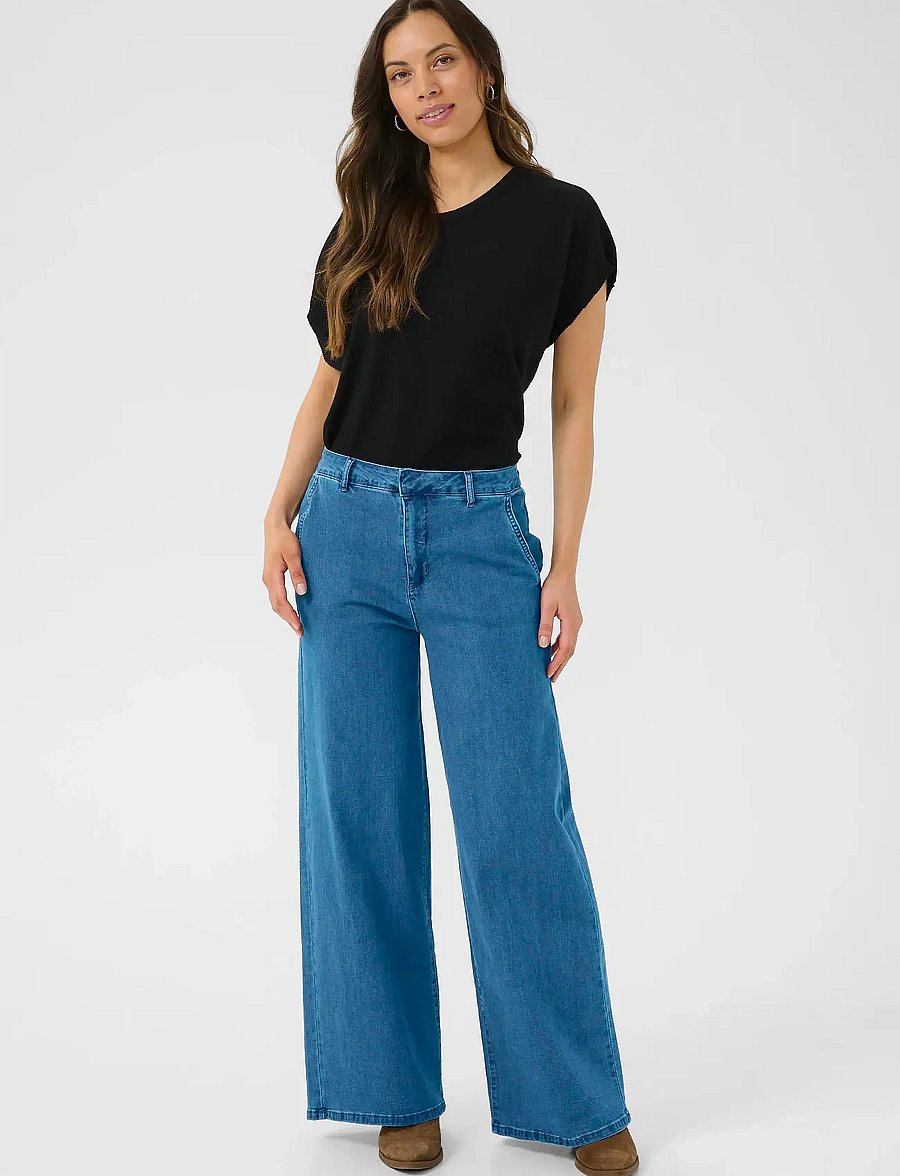 Cream - CRVisti Pant - straight jeans - indigo blue denim - 3