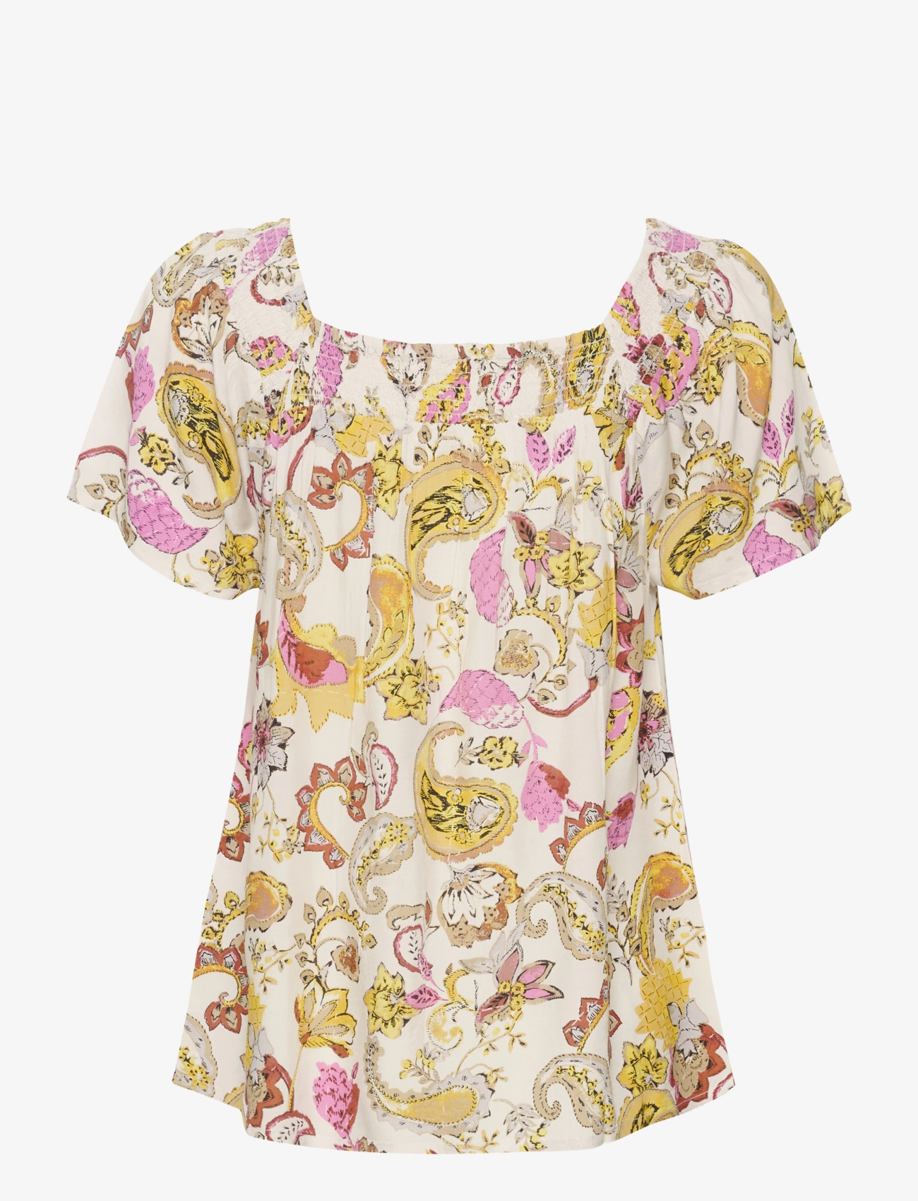 Cream - CRDia Blouse - lühikeste varrukatega pluusid - paisley print - 2