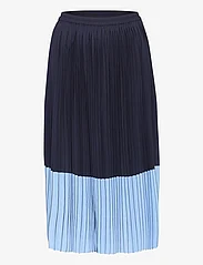 Cream - CRFrida Skirt - midi nederdele - melange blue shadow stripe - 0