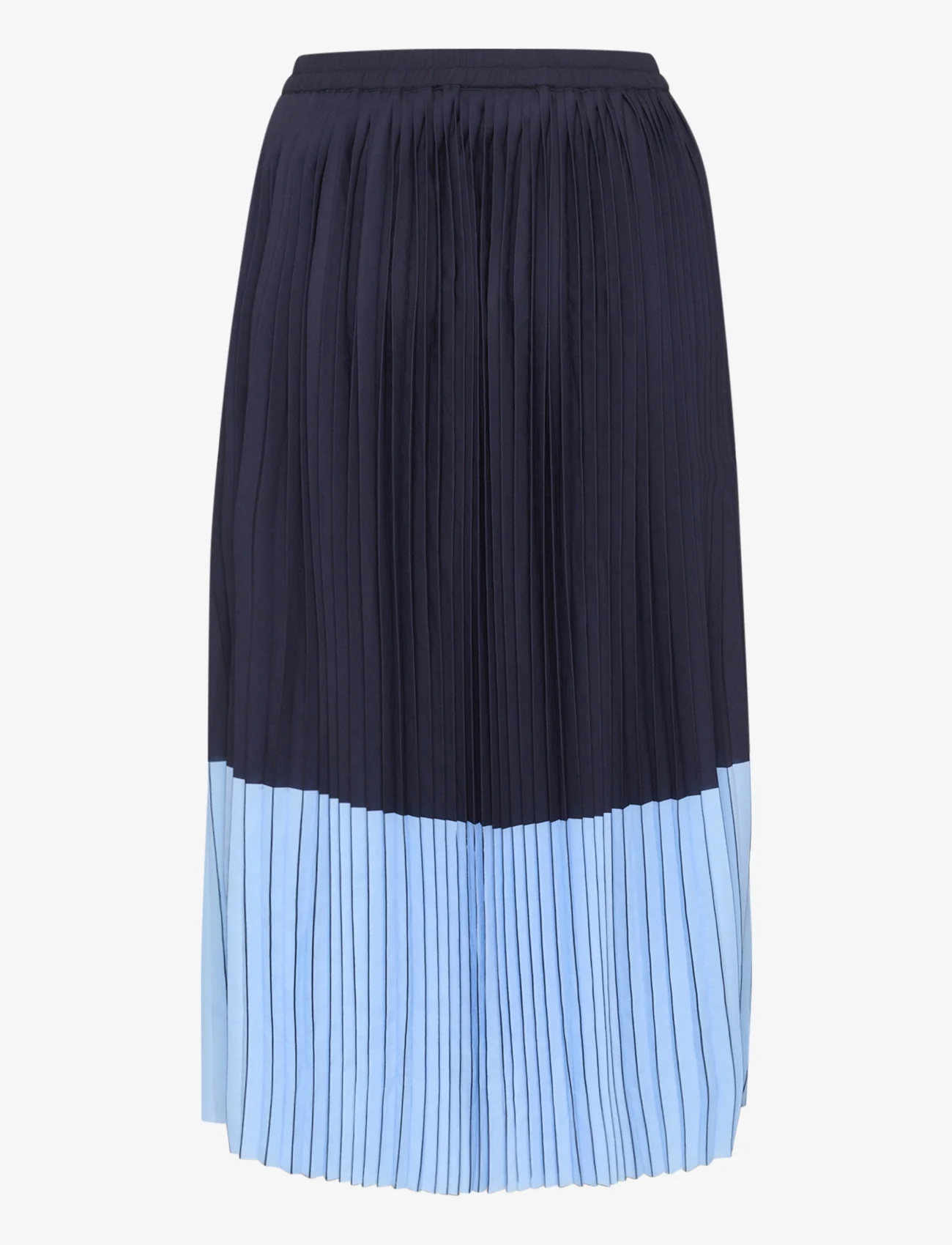 Cream - CRFrida Skirt - midiseelikud - melange blue shadow stripe - 1