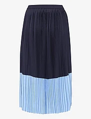 Cream - CRFrida Skirt - midi nederdele - melange blue shadow stripe - 1