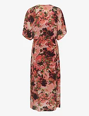 Cream - CREliza Dress - Kim Fit - sommarklänningar - peach flower print - 1