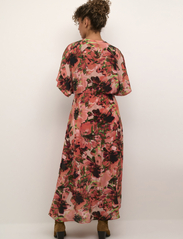 Cream - CREliza Dress - Kim Fit - sommerkleider - peach flower print - 3