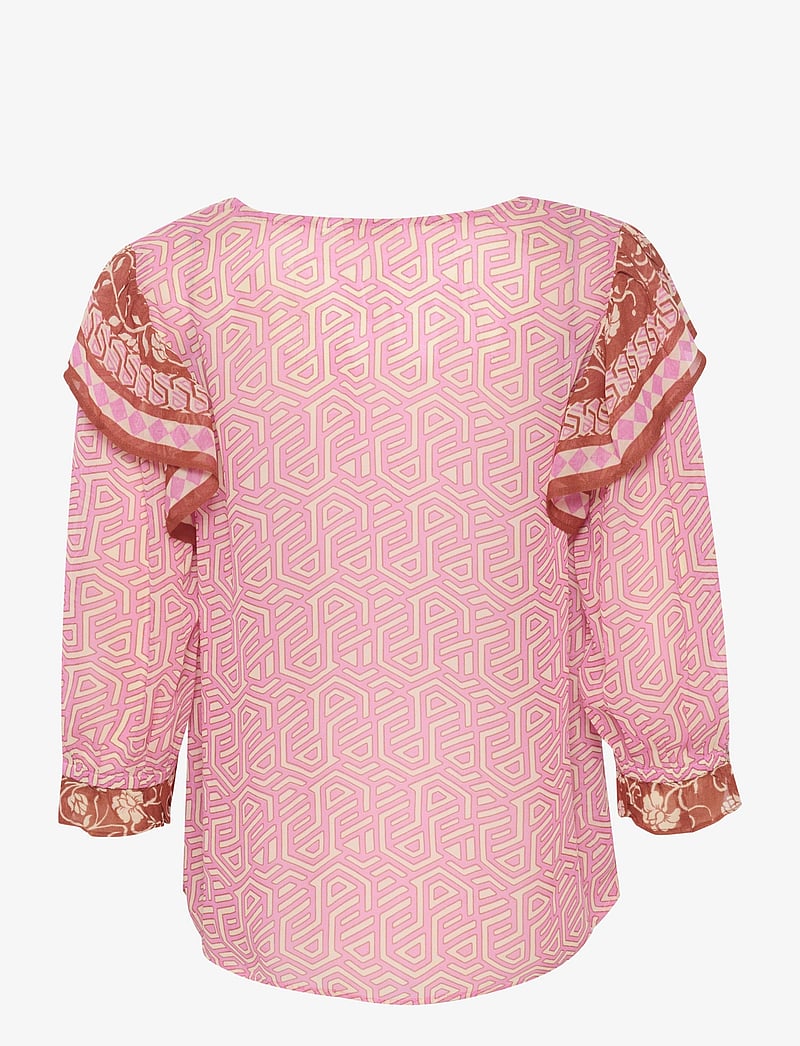 Cream - CRLinea Blouse - short-sleeved blouses - geometric print - 2