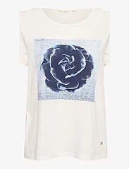 Cream - CRKaren T-Shirt - t-shirts - snow white denim rose - 0