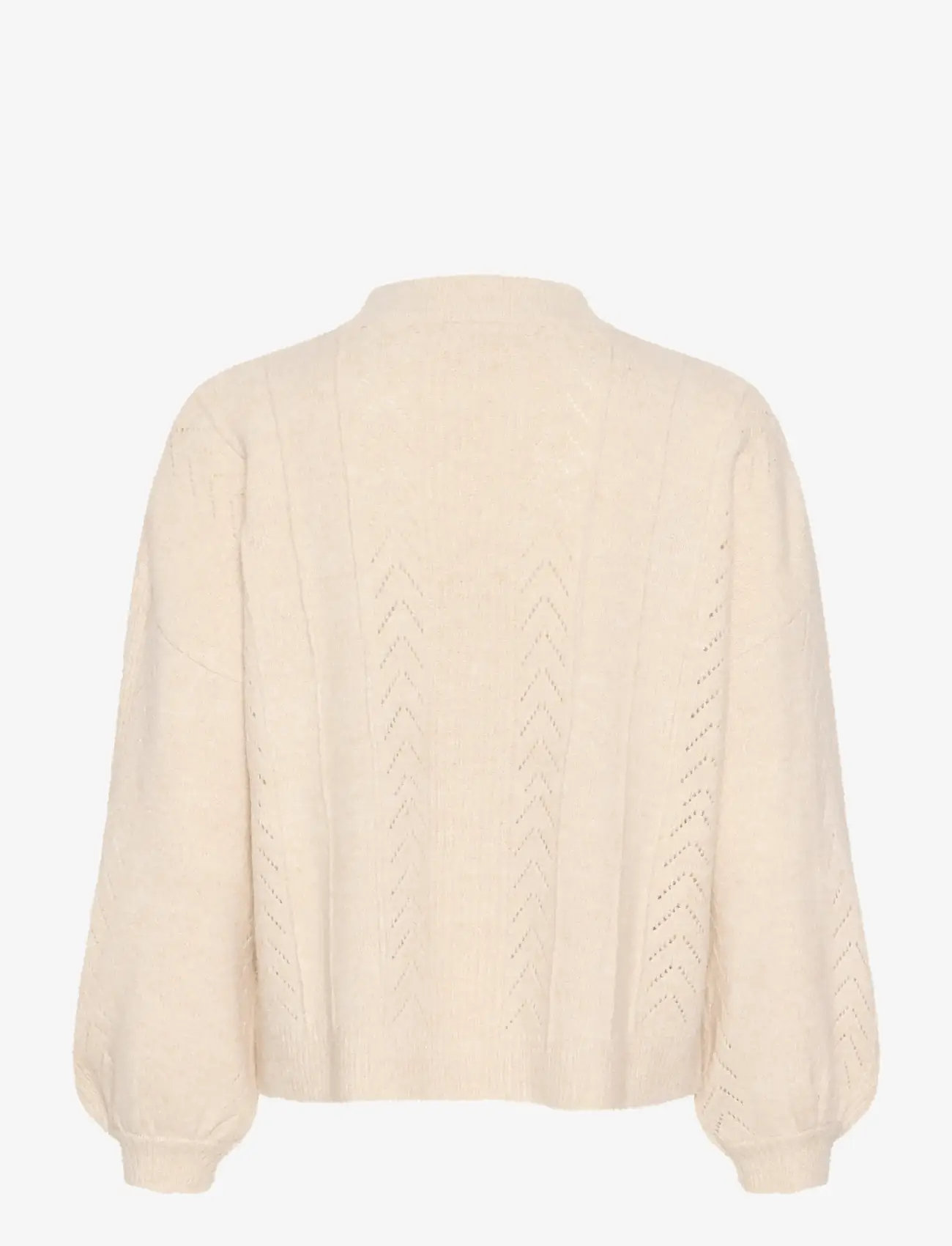Cream - CRHoliday Knit Cardigan - kardiganid - oat melange - 2