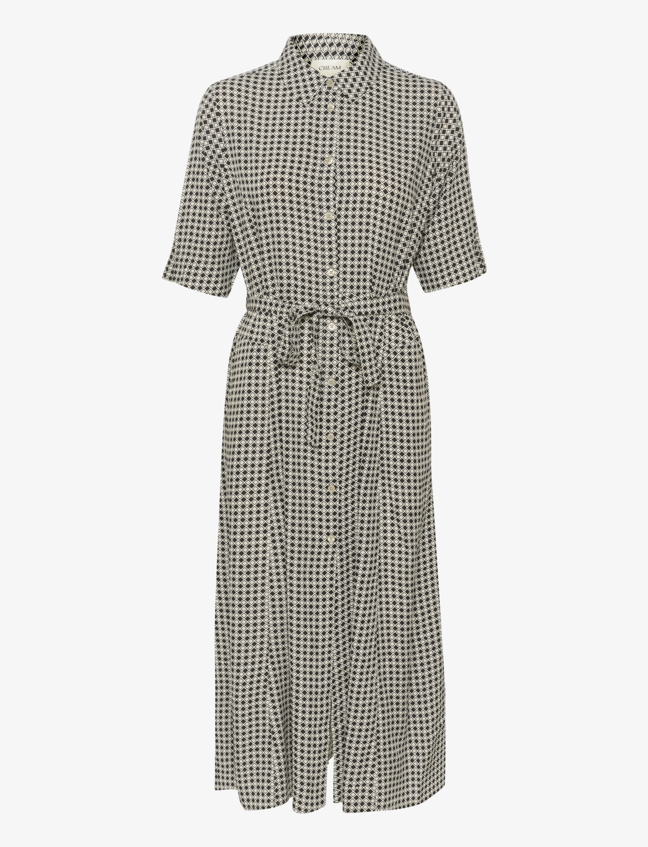 Cream CRTiah shirtdress - Kleidid - TINY GRAPHIC / black