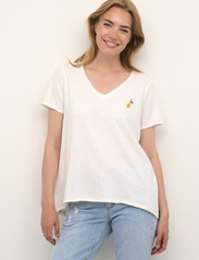 Cream - CRIdiana T-Shirt - t-shirts - snow white - 2