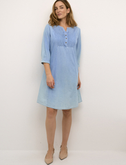 Cream - CRBolette Dress - Kim Fit - denim dresses - texsas blue denim - 3