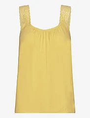 Cream - CRLinga Top - sleeveless tops - misted yellow - 0