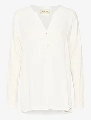 Cream - CRJajah blouse - long-sleeved blouses - snow white - 0