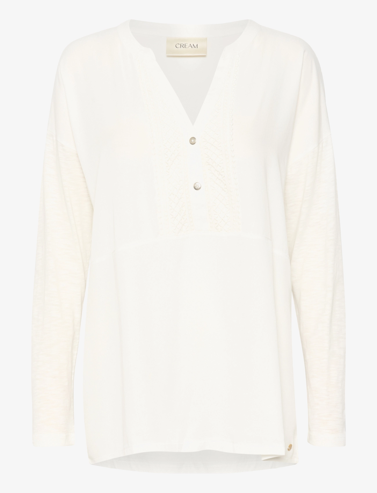 Cream CRJajah blouse - Bluser & Skjorter - SNOW WHITE / white