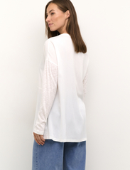 Cream - CRJajah blouse - long-sleeved blouses - snow white - 4