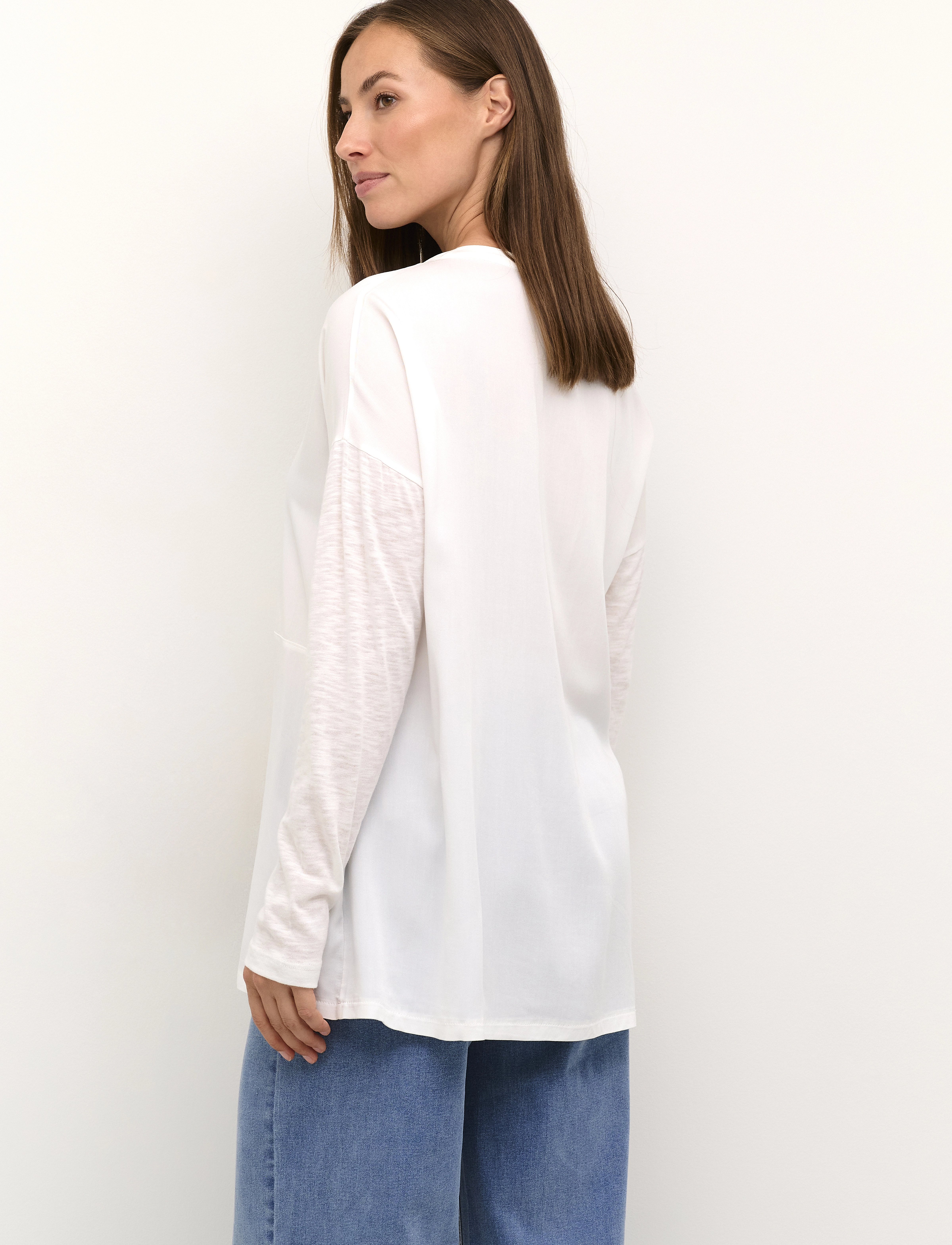 Cream - CRJajah blouse - palaidinės ilgomis rankovėmis - snow white - 4