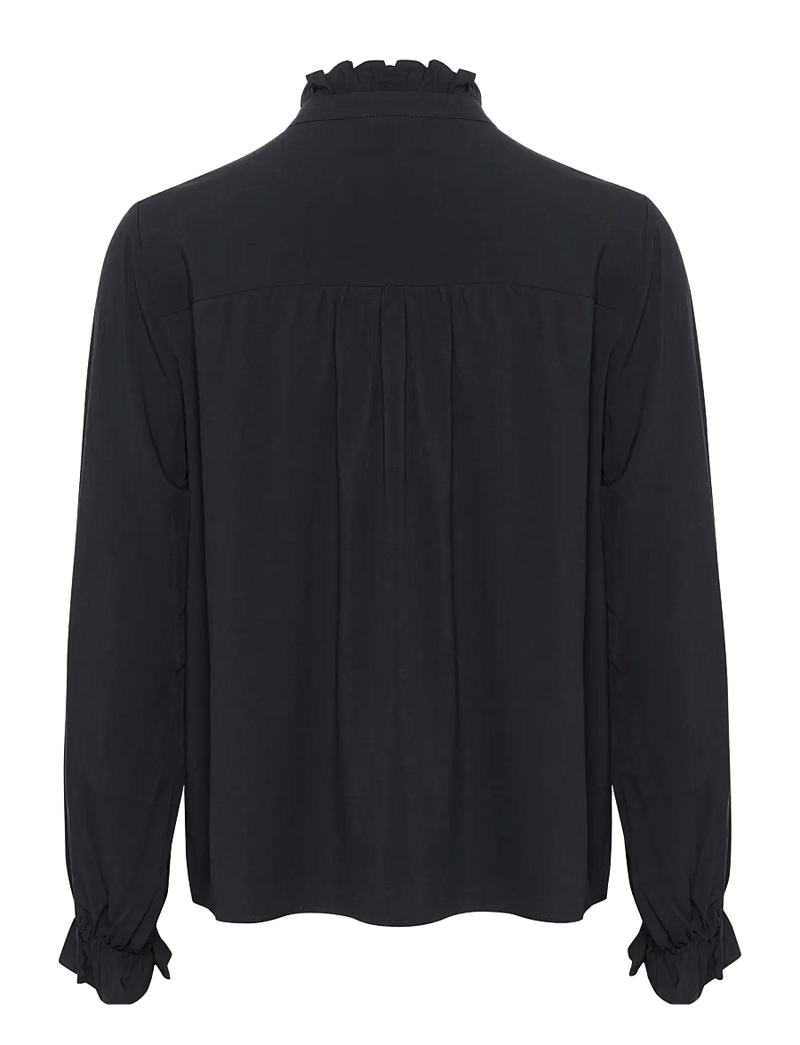 Cream - CRVenea Shirt - langærmede skjorter - pitch black - 2