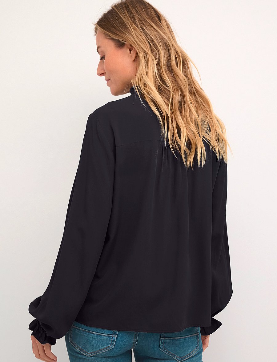Cream - CRVenea Shirt - langærmede skjorter - pitch black - 4