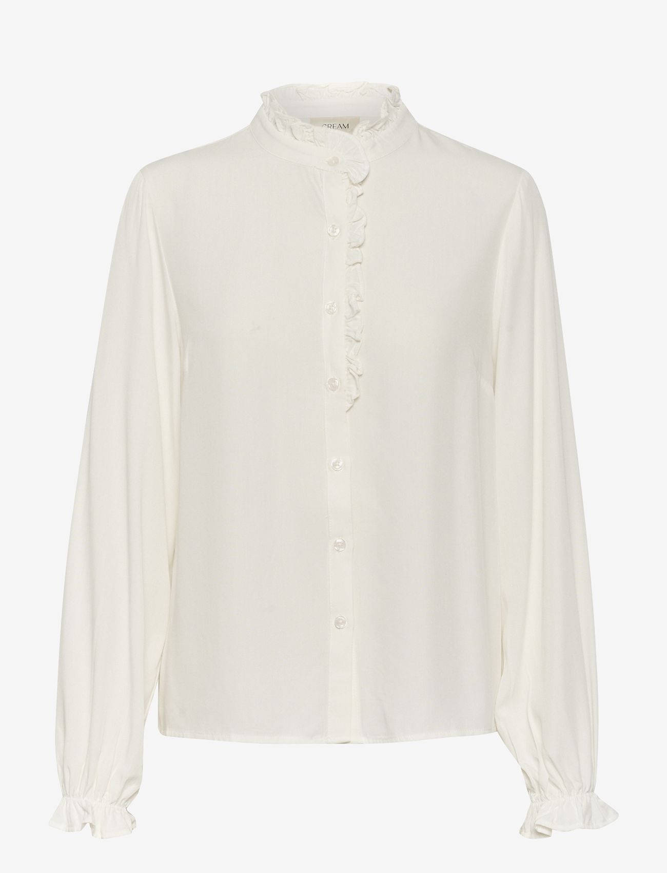Cream - CRVenea Shirt - langärmlige hemden - snow white - 0