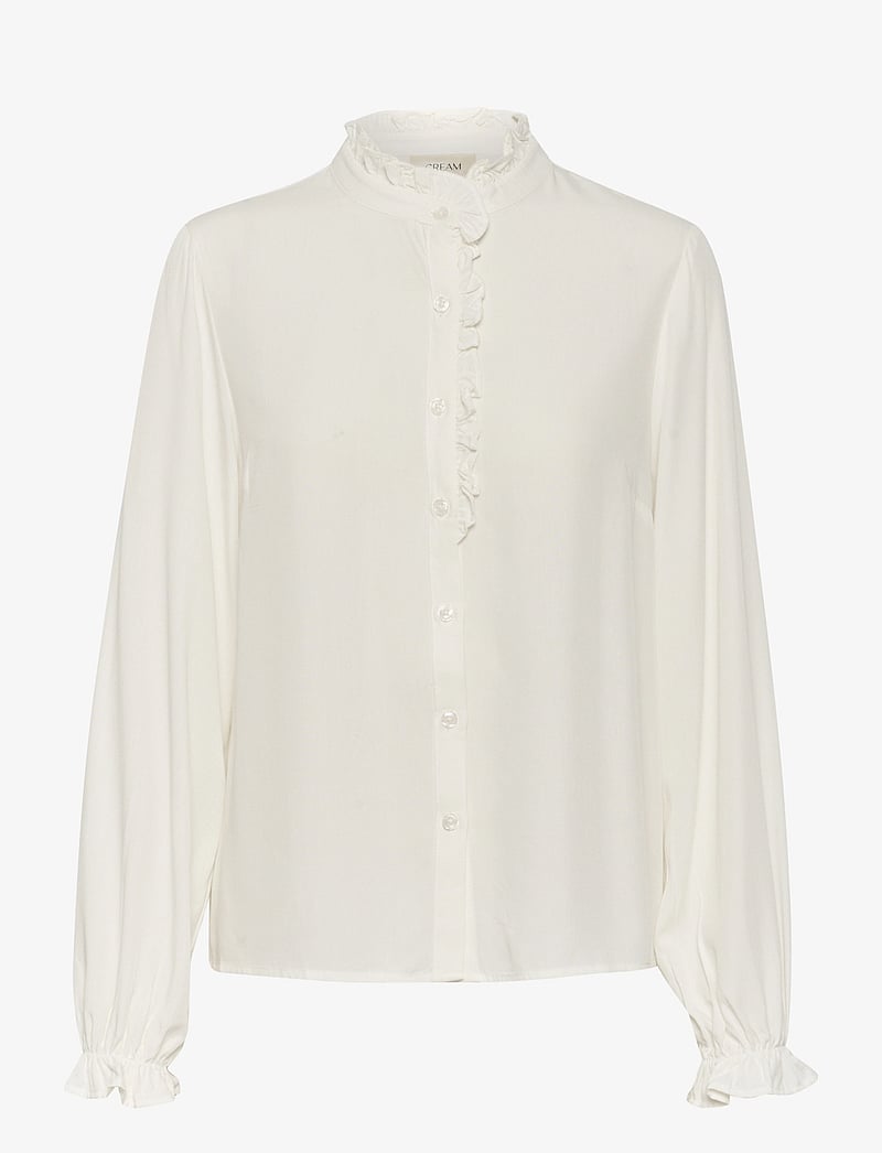 Cream - CRVenea Shirt - langärmlige hemden - snow white - 1