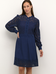 Cream - CRMilla Kaspis dress - Zally Fit - skjortekjoler - dress blues - 2
