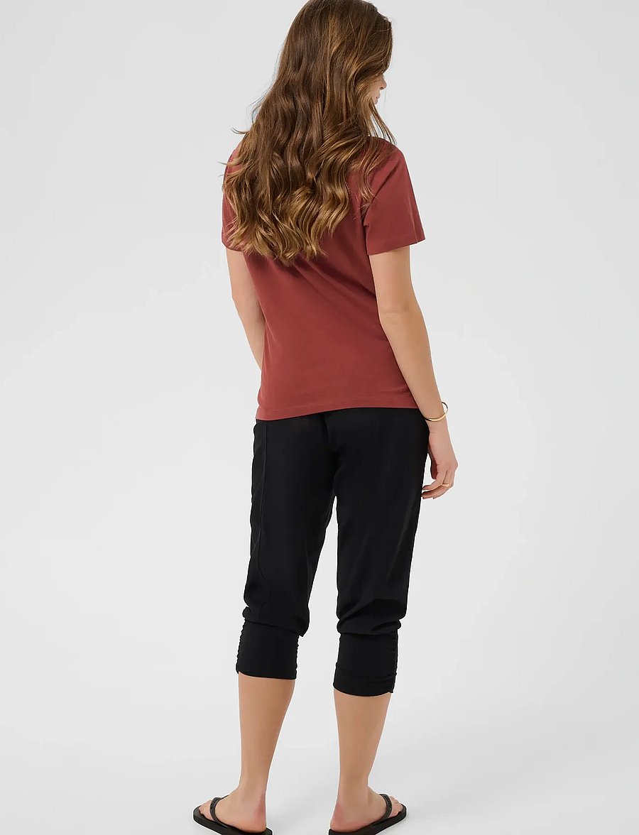 Cream - CRNaia Deep V-neck T-Shirt - t-shirts - brandy snifter - 4