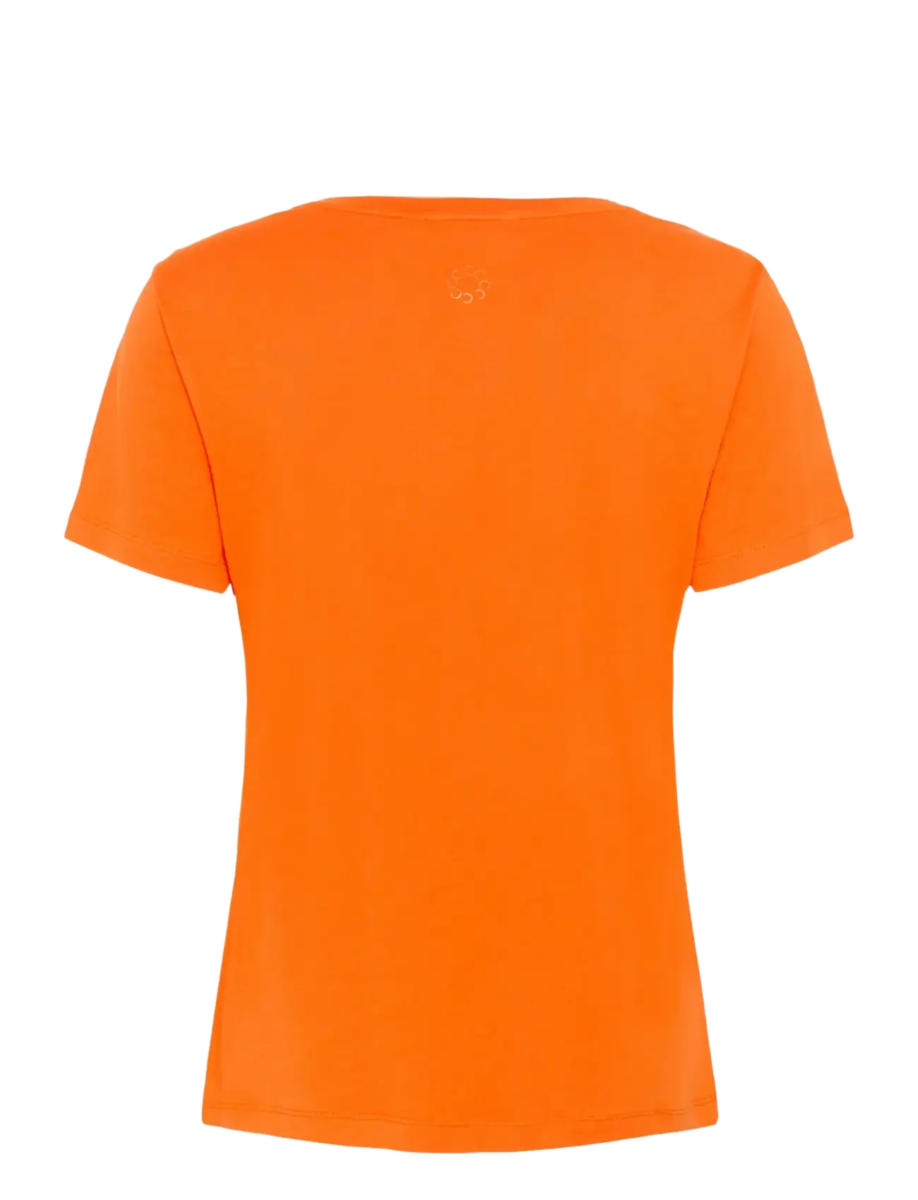 Cream - CRNaia Deep V-neck T-Shirt - t-shirts - celosia orange - 2