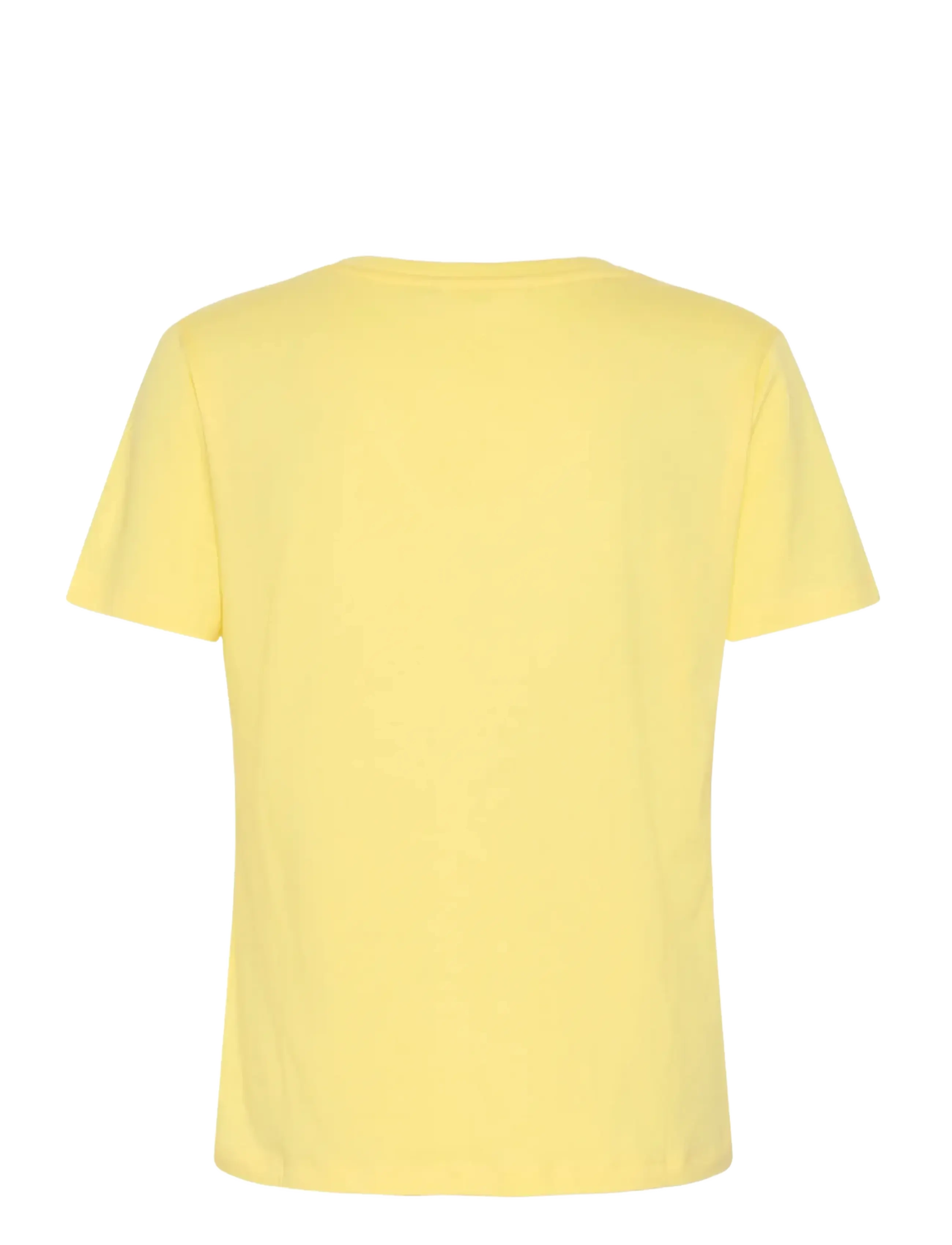 Cream - CRNaia Deep V-neck T-Shirt - t-shirts - lemon meringue - 2