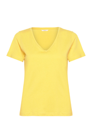 CRNaia Deep V-neck T-Shirt - MISTED YELLOW