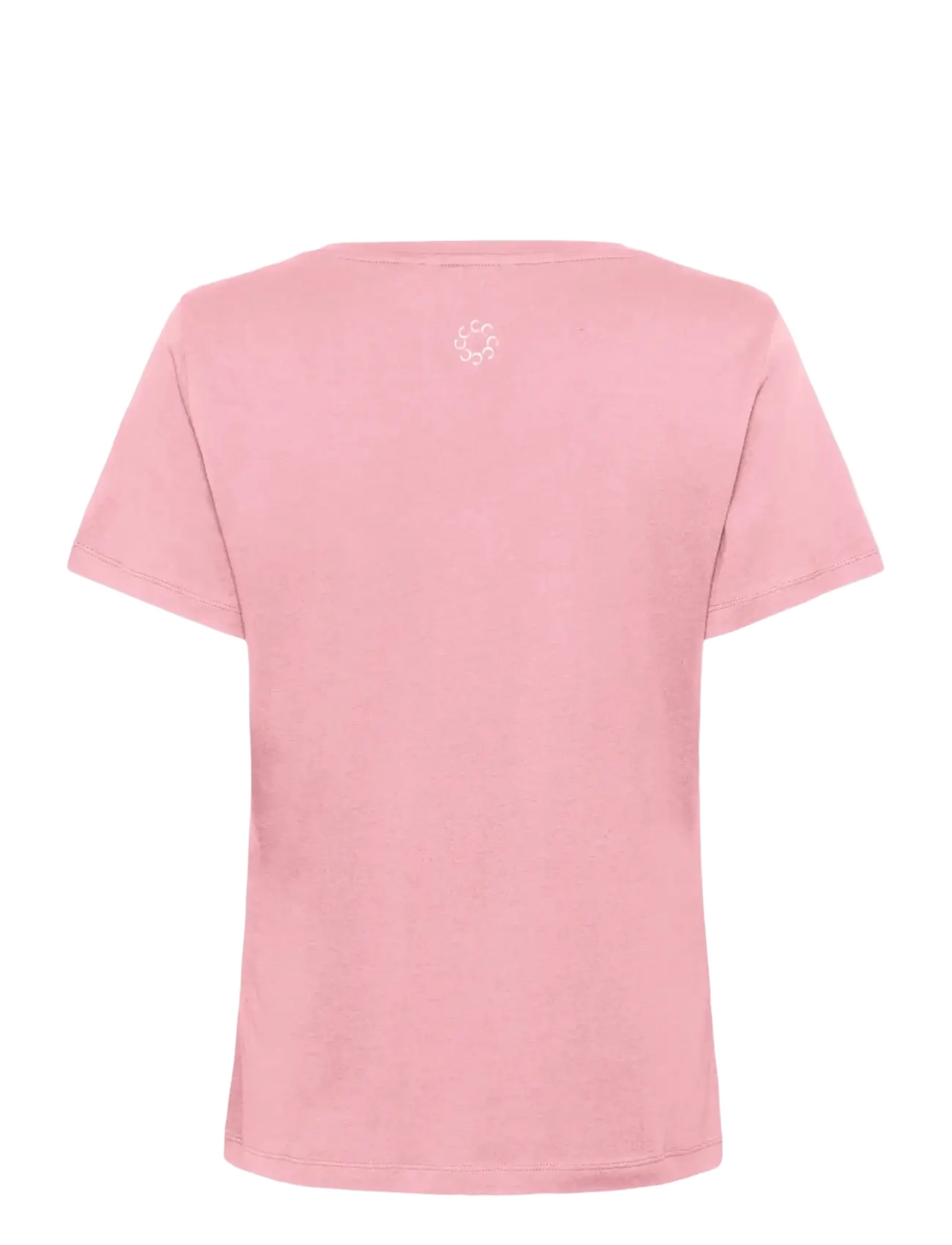Cream - CRNaia Deep V-neck T-Shirt - t-shirts - pink nectar - 2