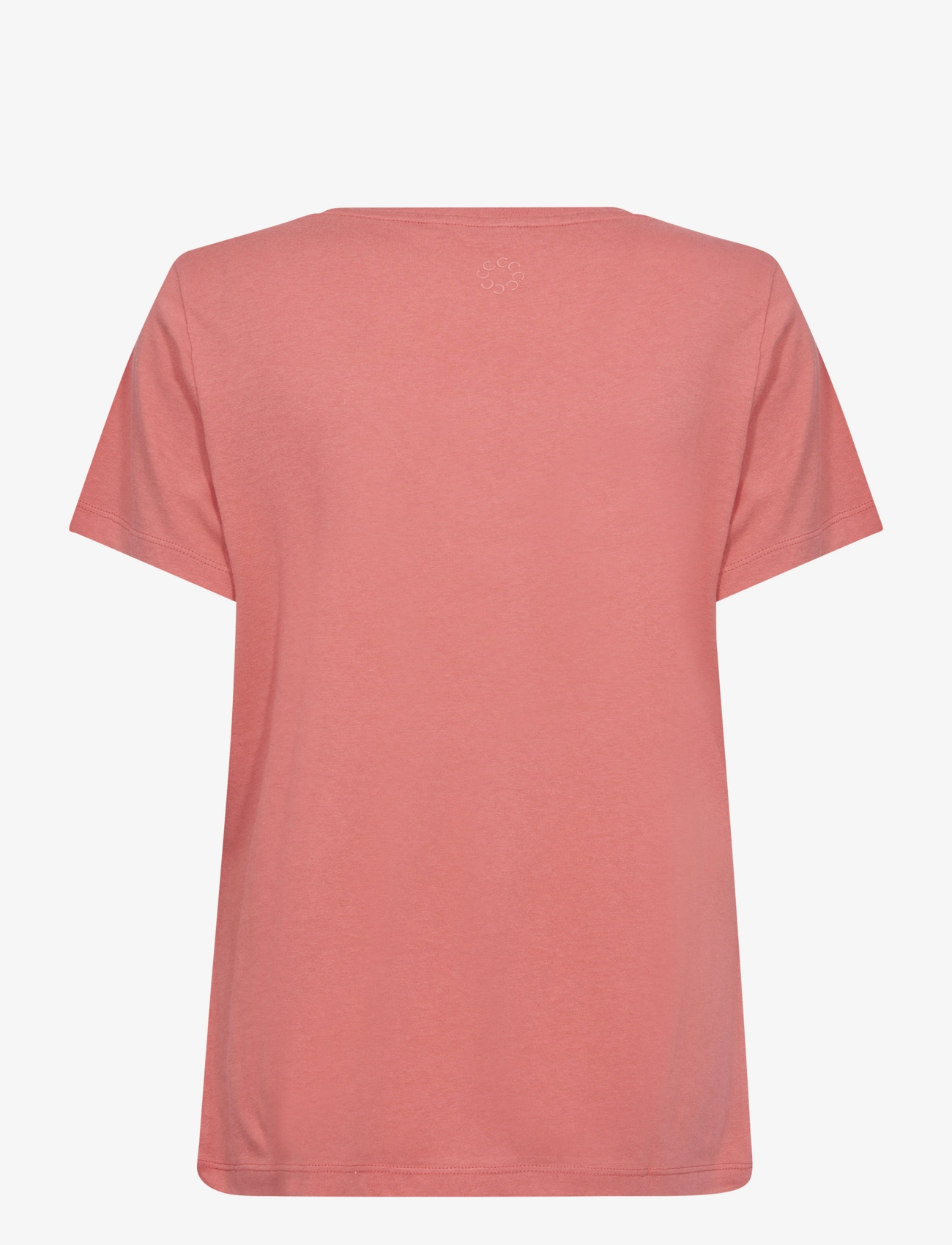 Cream - CRNaia Deep V-neck T-Shirt - t-shirts - porcelain rose - 2