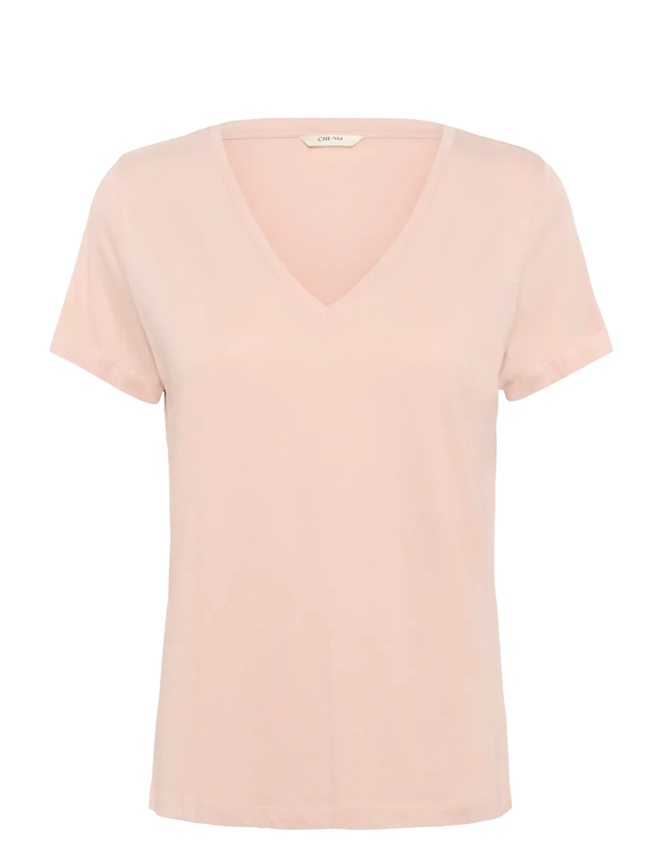 Cream CRNaia Deep V-neck T-Shirt - Kleidung - SEPIA ROSE / pink/rose