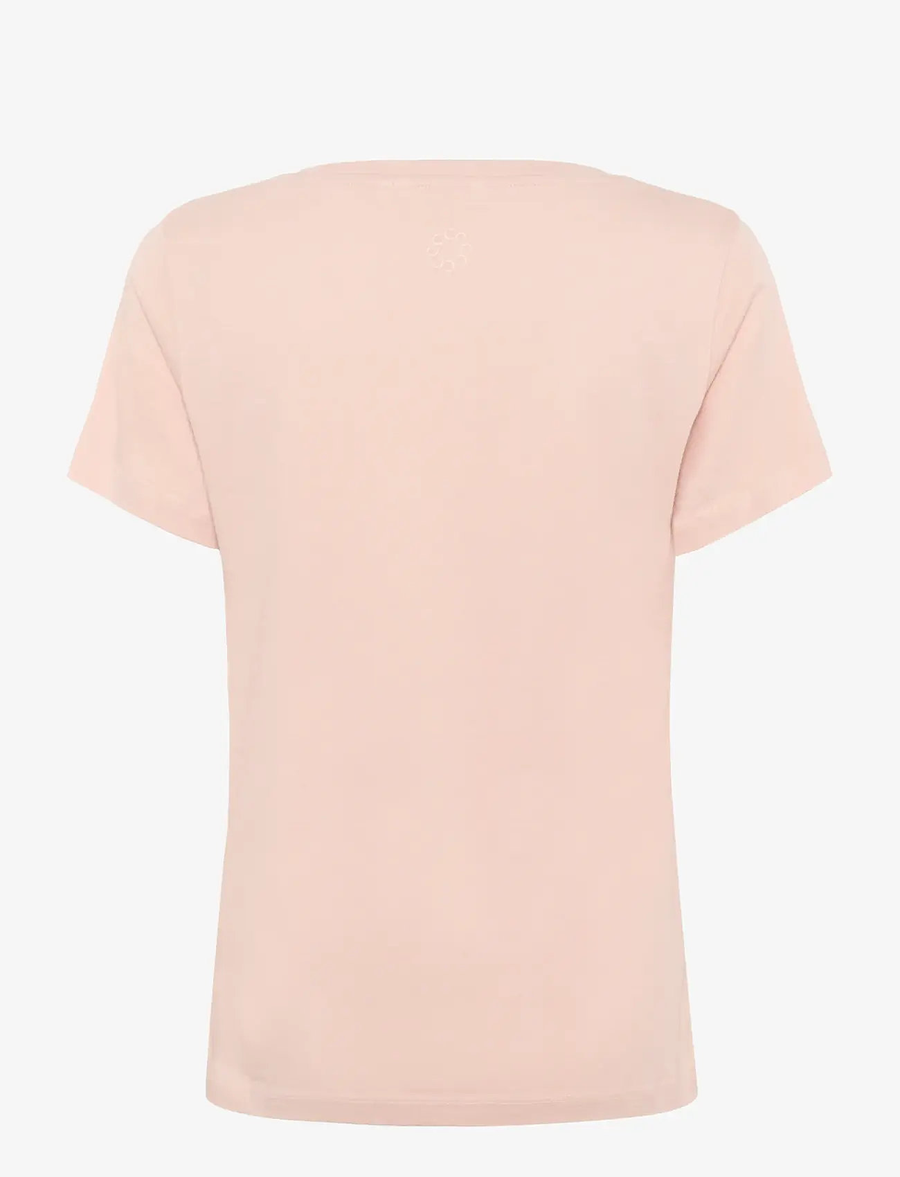 Cream - CRNaia Deep V-neck T-Shirt - t-shirts - sepia rose - 2