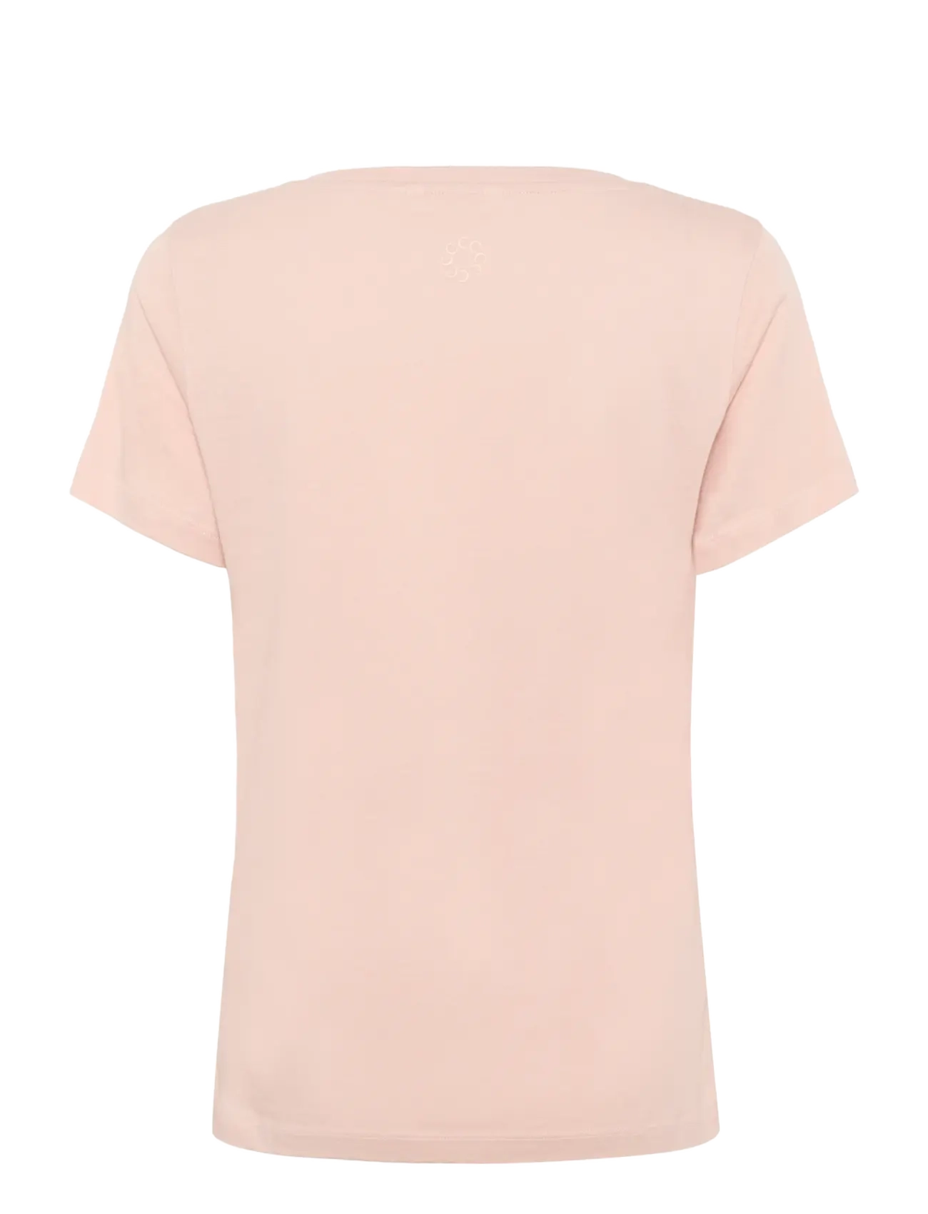 Cream - CRNaia Deep V-neck T-Shirt - t-paidat - sepia rose - 2