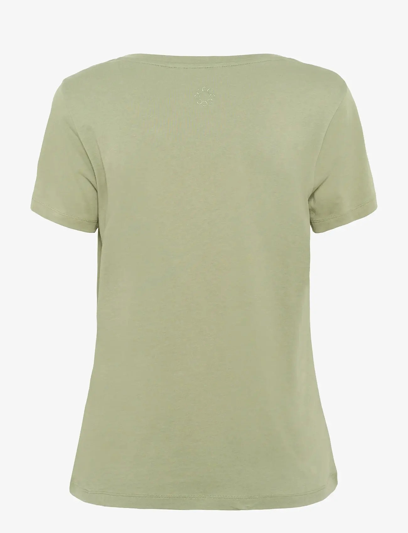 Cream - CRNaia Deep V-neck T-Shirt - t-shirts - tea - 2