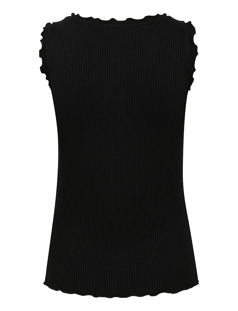 Cream - CRRibba Top - linnen - pitch black - 2