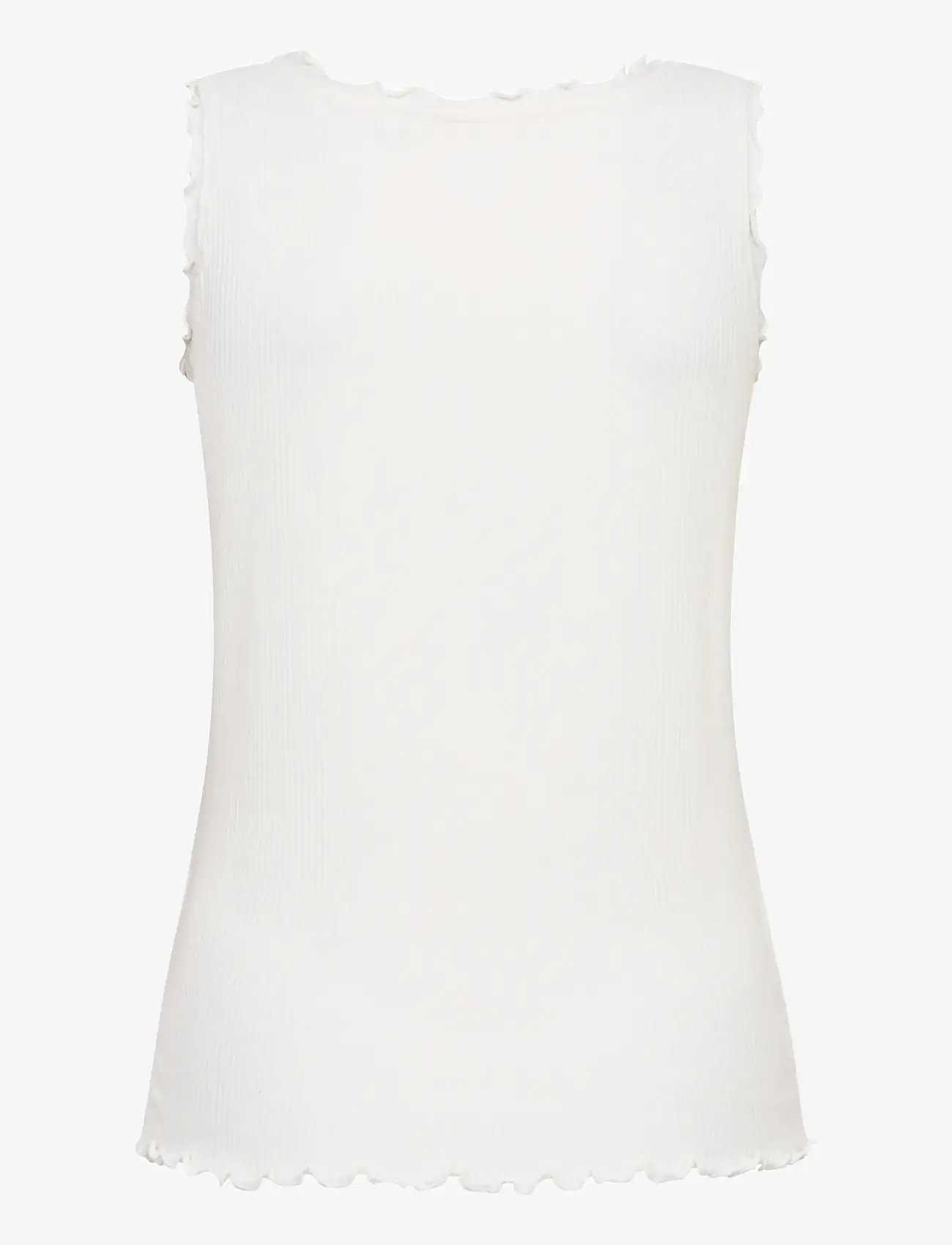 Cream - CRRibba Top - sleeveless tops - snow white - 2
