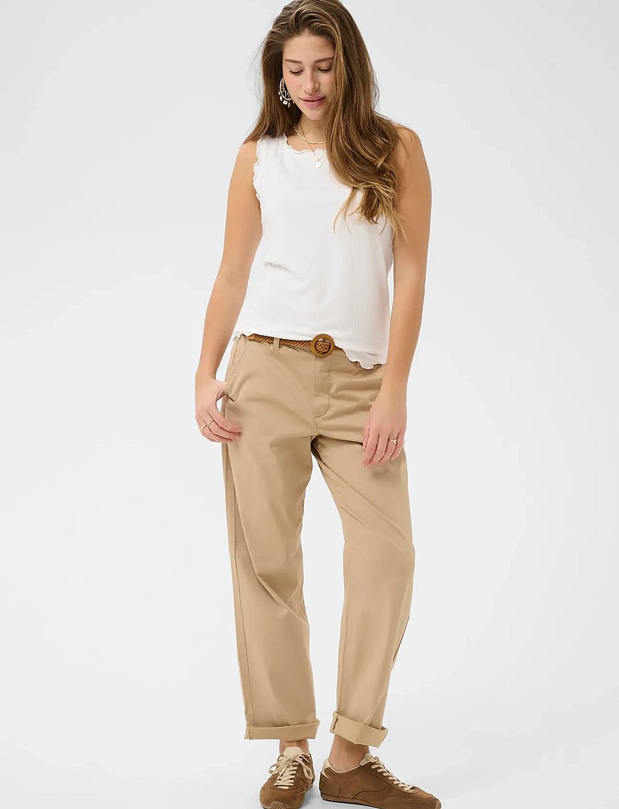Cream - CRRibba Top - Ärmellose tops - snow white - 3