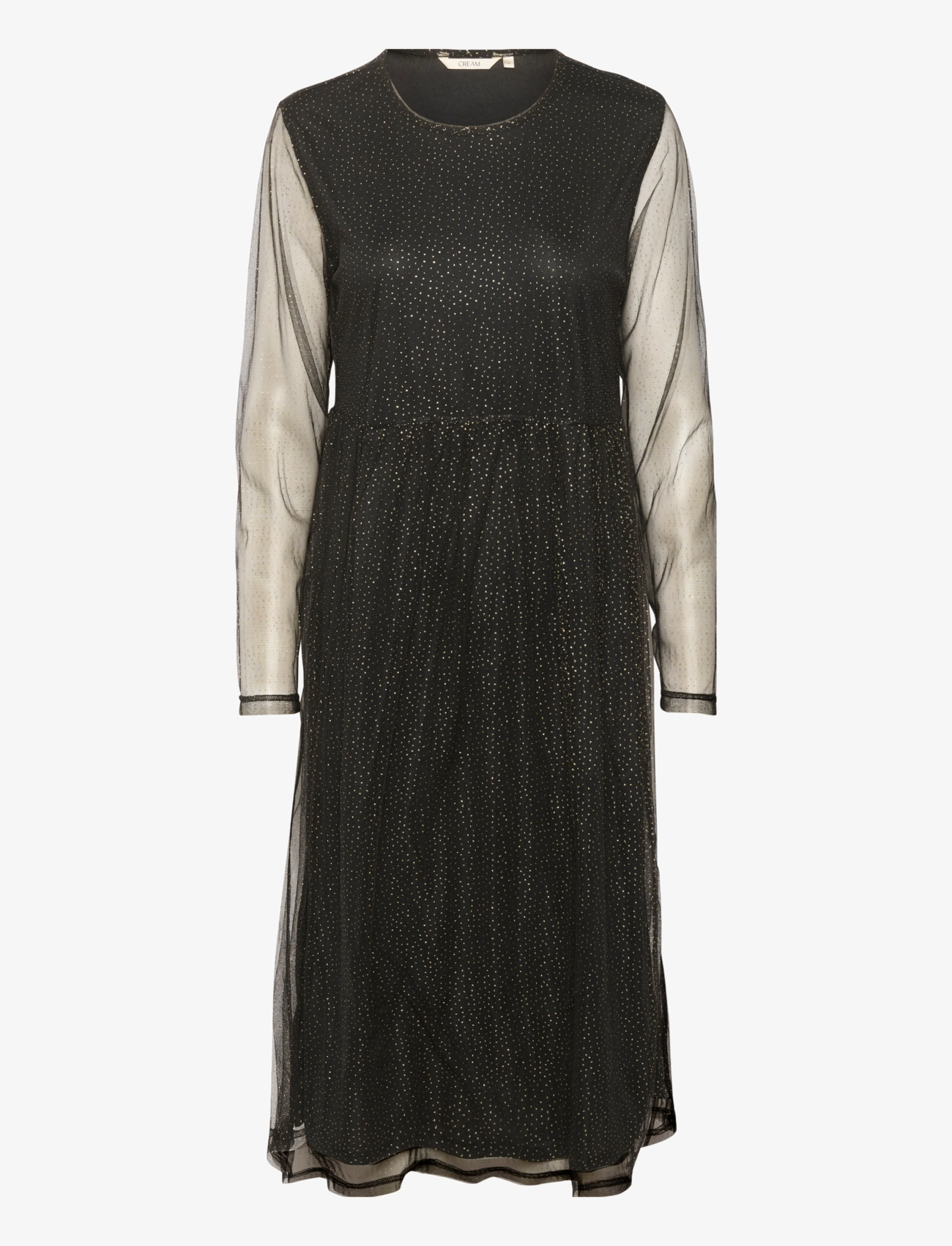 Cream CRThava Dress - Zally fit - Kleidid - BLACK W. GOLD DOTS / black