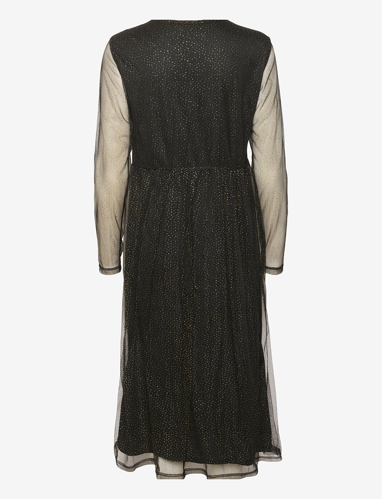 Cream - CRThava Dress - Zally fit - black w. gold dots - 2