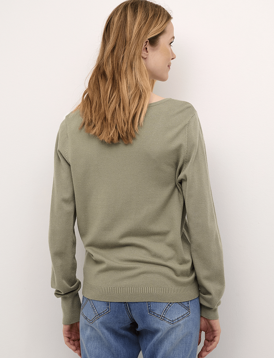 Cream - CRDela Knit Pullover - pullover - overland trek - 4