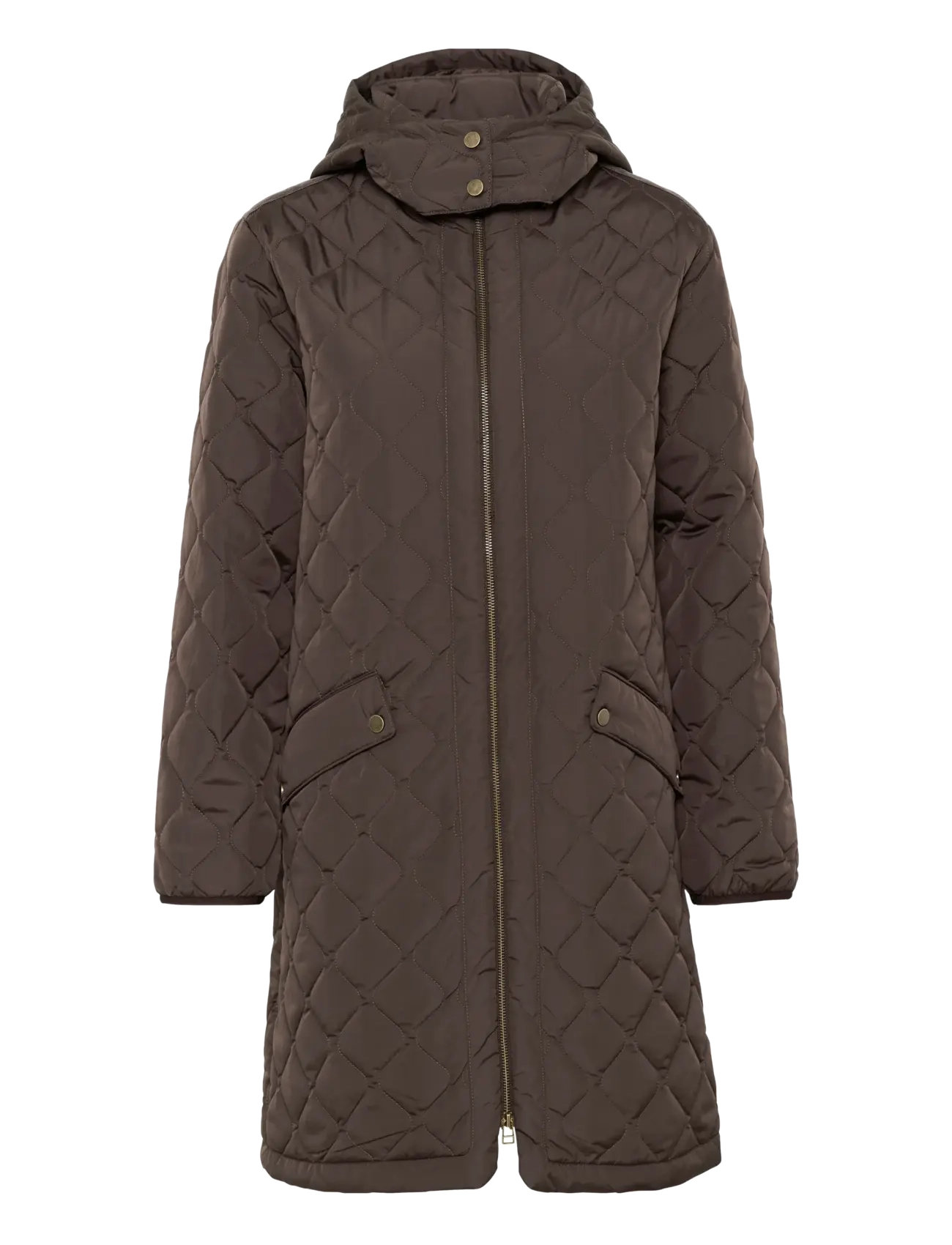 Cream CRArwen Jacket W. Hood - Cream - JAVA / brown