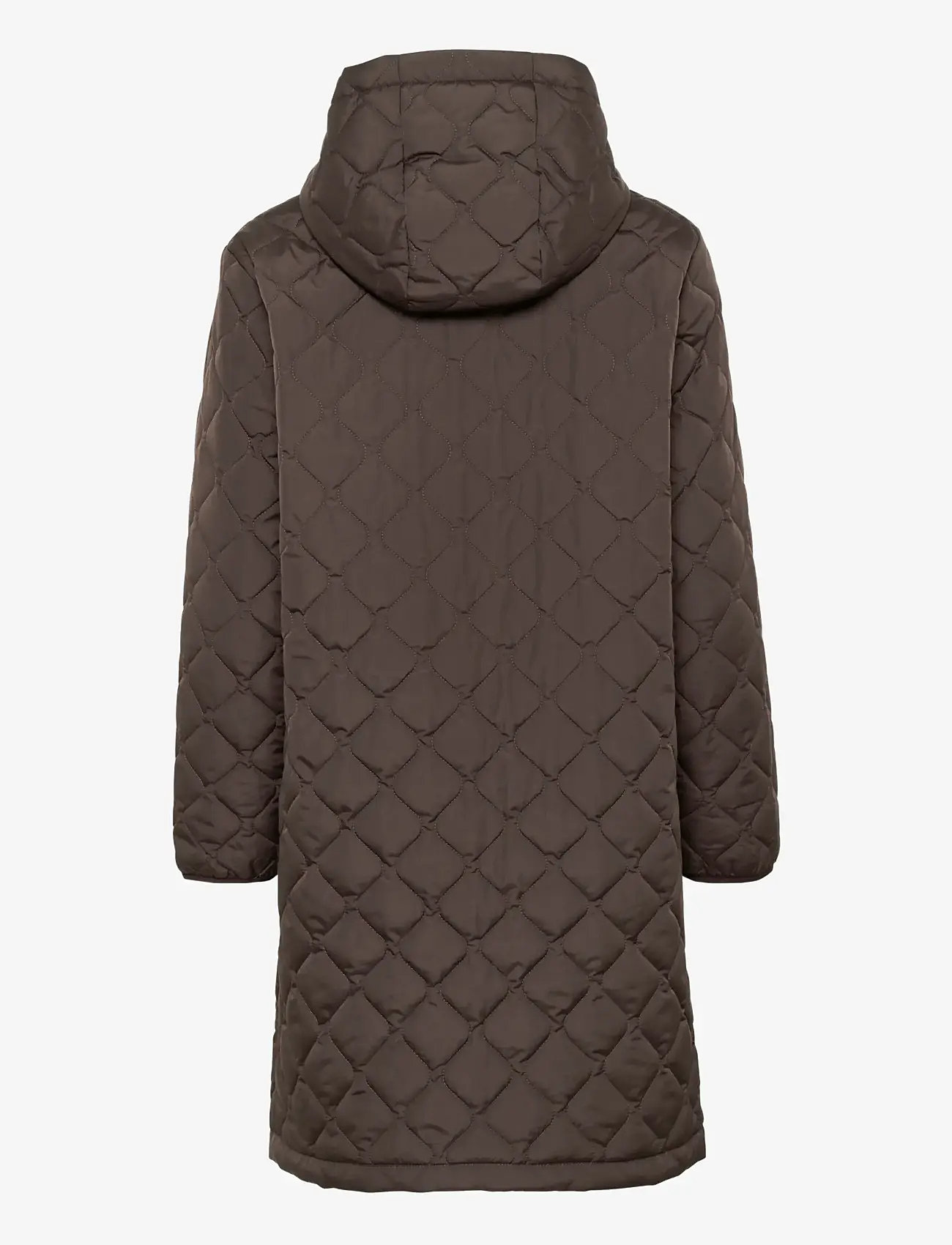 Cream - CRArwen Jacket W. Hood - quilted jackets - java - 2