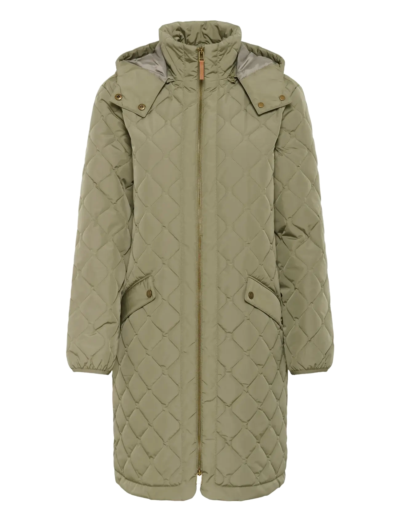 Cream CRArwen Jacket W. Hood - Joped - KALAMATA / khaki/green