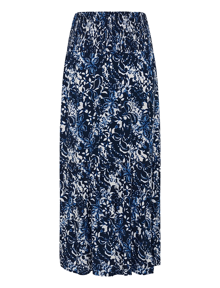 Cream - CRTiah skirt - maksiseelikud - navy blue toile - 2