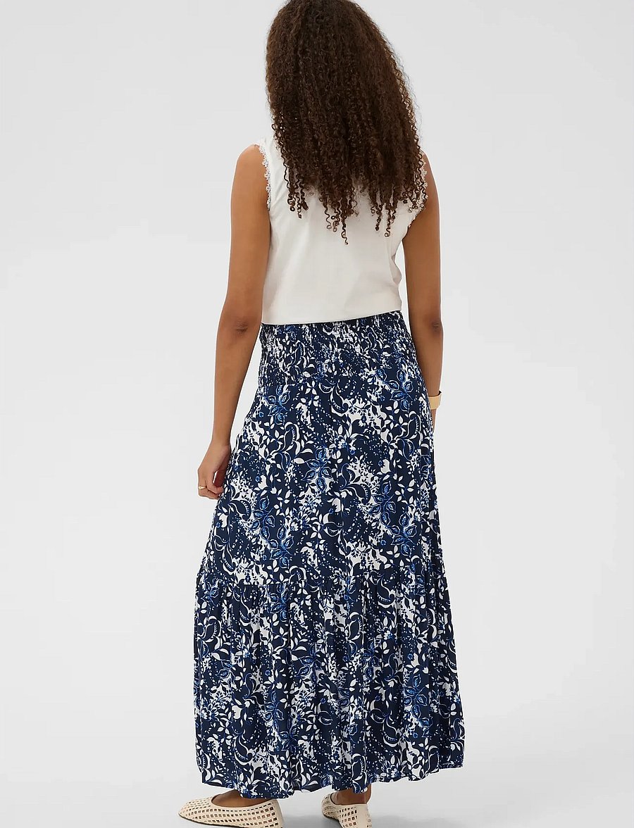 Cream - CRTiah skirt - maksiseelikud - navy blue toile - 4